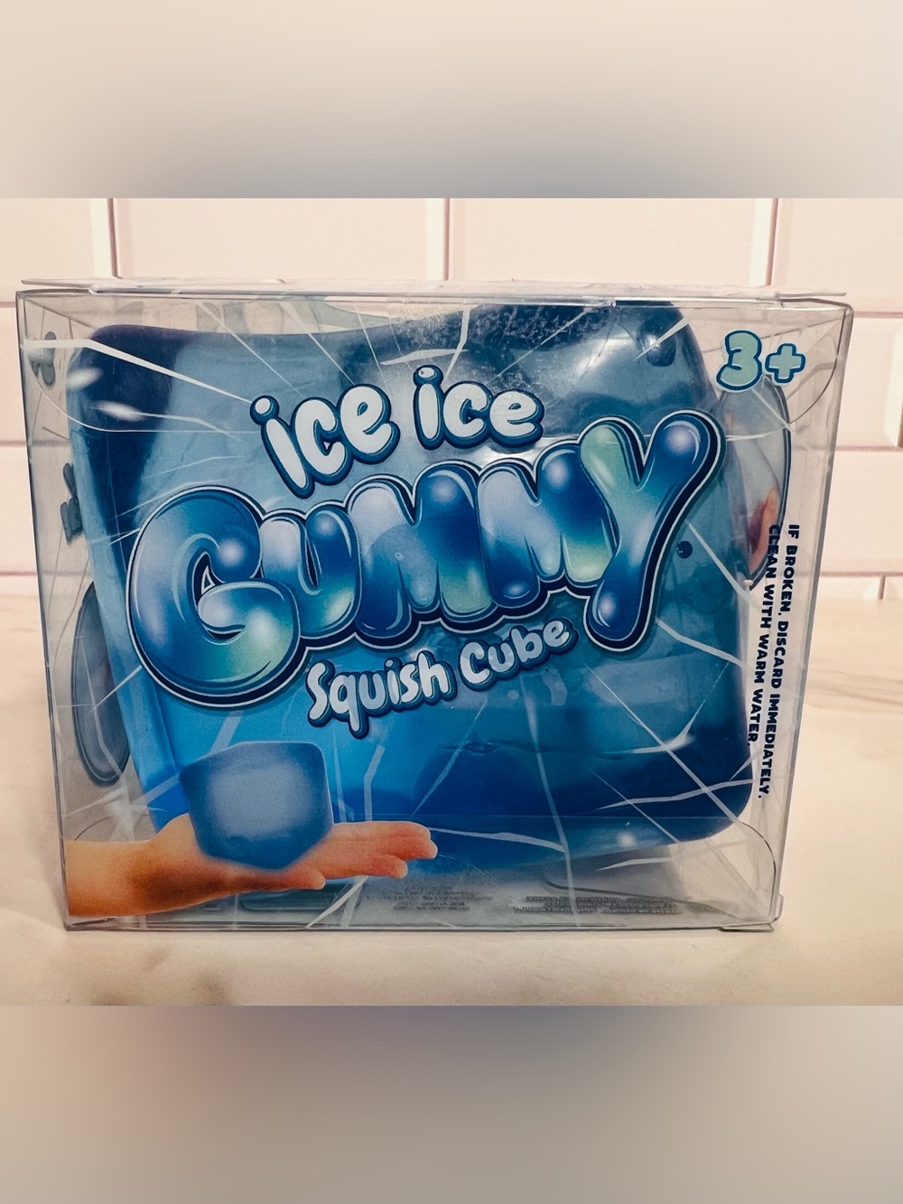 Gummy Squish Cube - Blue